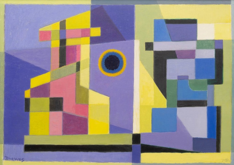 WERNER DREWES 1899-1985, Yang and Yin, 1970