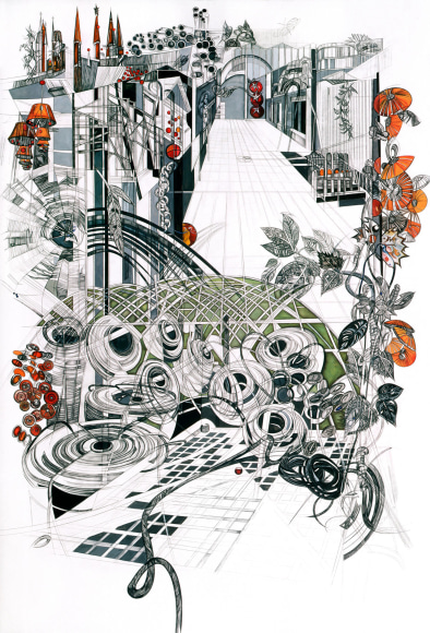 ANN DIENER, Cathedral #3, 2017