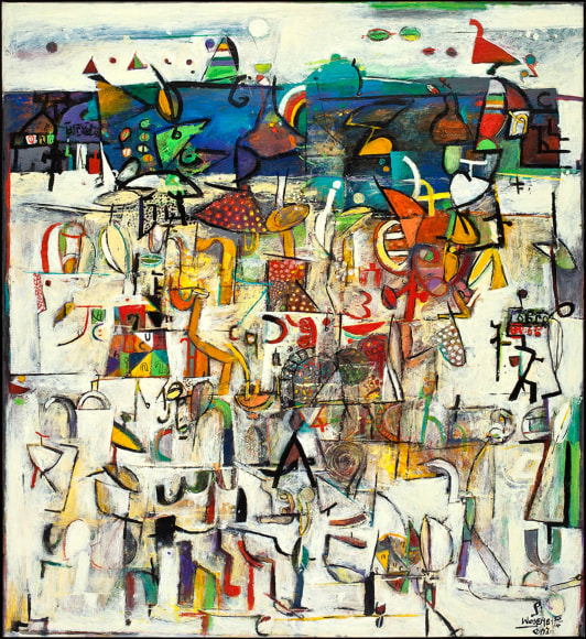 WOSENE KOSROF, Sea of Words, 2014