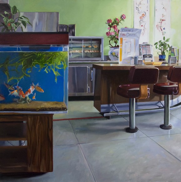 Patricia Chidlaw, Coffee, Steak, and Chops, 2017