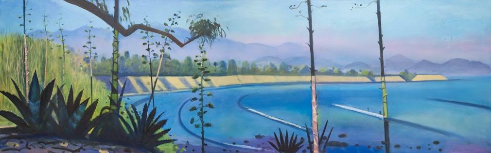 HANK PITCHER, Looking East from the Studio