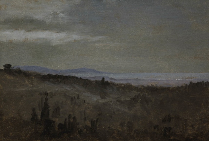 Lockwood De Forest, Moonlight over Santa Barbara