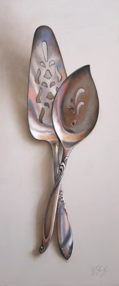 LESLIE LEWIS SIGLER , Silver Pair #16, The Ing&eacute;nue and the Ing&eacute;nu, 2022