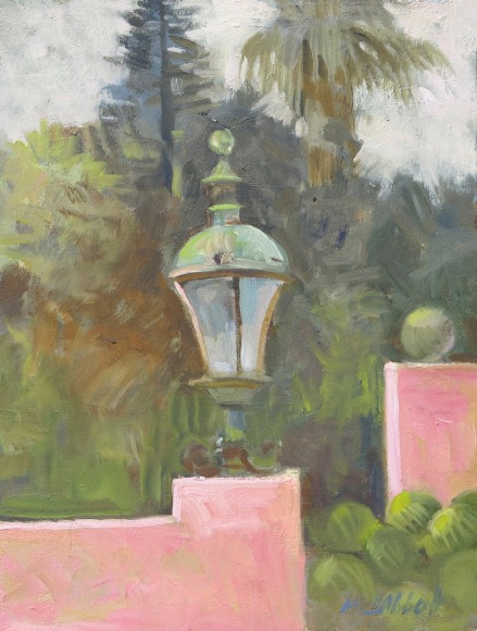 MEREDITH BROOKS ABBOTT , Lamp at Lotusland, 2023