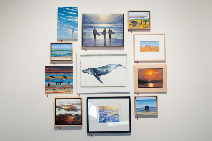 Installation photograph of 100 GRAND, 2020