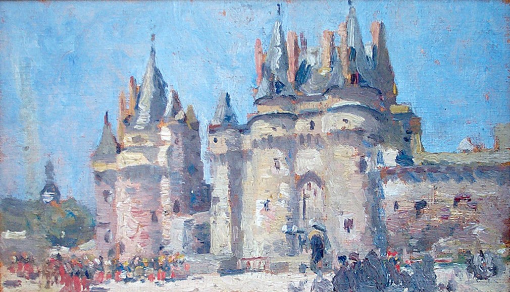 Colin Campbell Cooper, Chateau at Vitrie, France, 1910