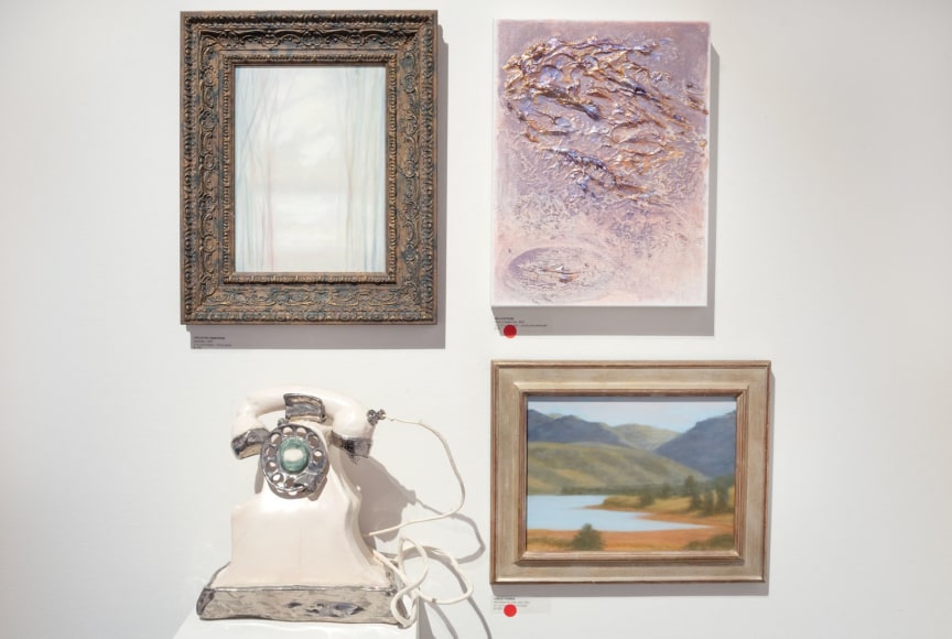 100 GRAND (100 works of art for $1,000 or less each) installation shot