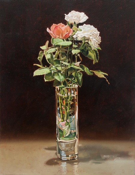 JOHN NAVA , Three Roses, 2021