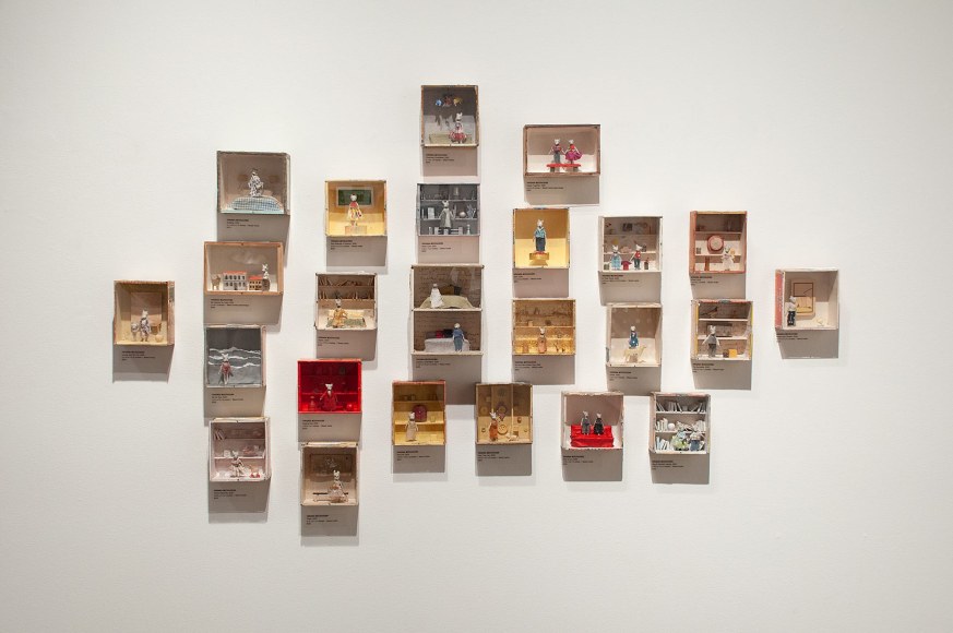 Installation photograph of THE GREEN HOUSE: Liz Brady, Erika Carter, Virginia McCracken