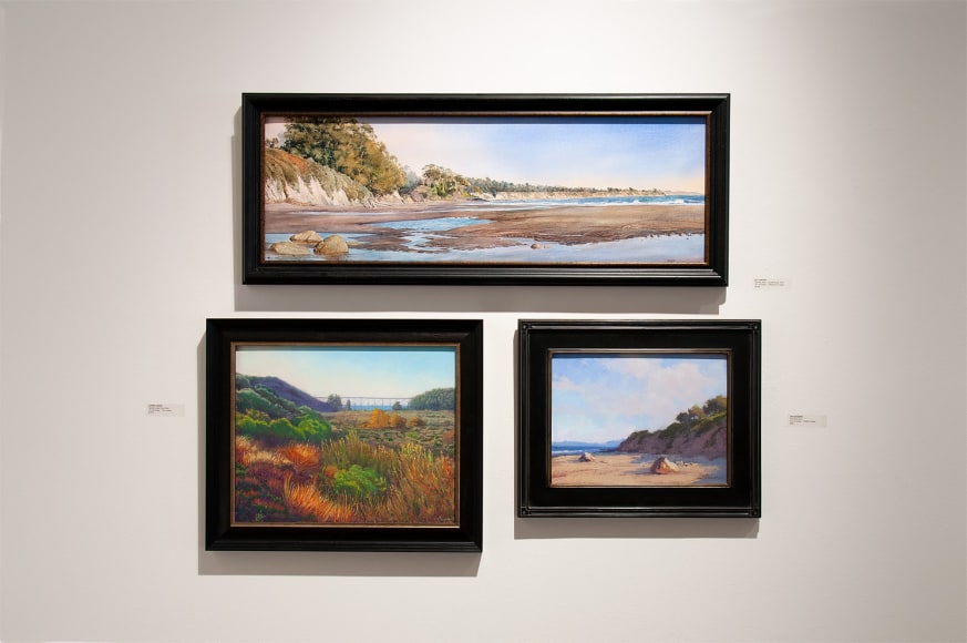 THE OAK GROUP: Icons of Preservation installation photograph with Ray Hunter, Carrie Givens, and Ann Sanders