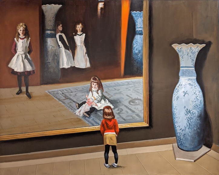MICHAEL DVORTCSAK (1938-2019), Visiting the Boit Sisters, 2012