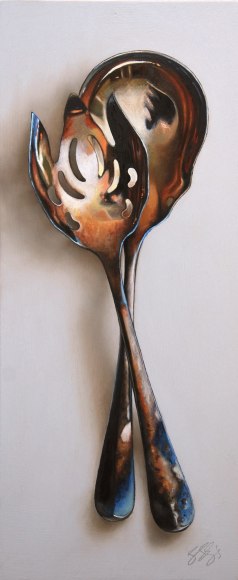 LESLIE LEWIS SIGLER , Silver Pair #17, The Scientist and the Skipper, 2022