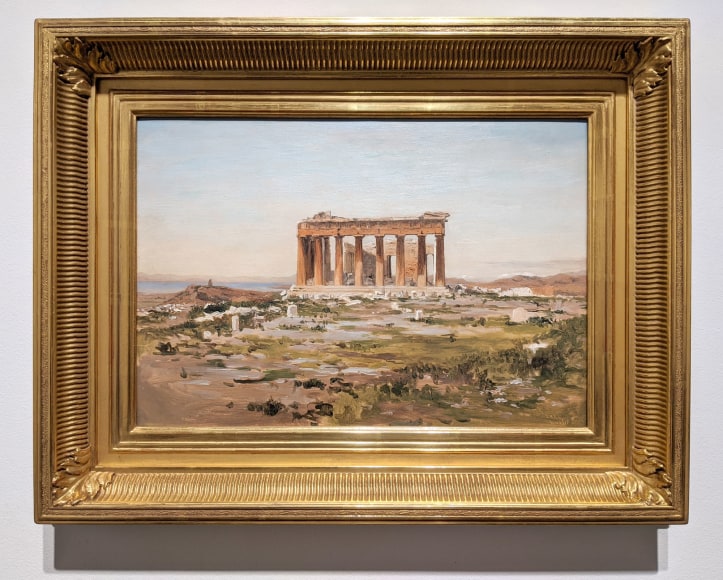 LOCKWOOD DE FOREST (1850-1932), East Front of Parthenon, January 31, 1878