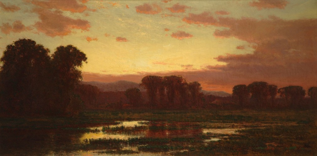 JAMES RENWICK BREVOORT (1832-1918), Sunset, c. 1880s