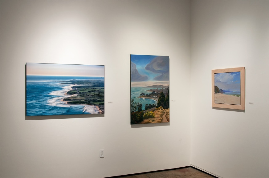 THE OAK GROUP: Icons of Preservation installation photograph with Bill Dewey, Jeremy Harper, and Marcia Burtt