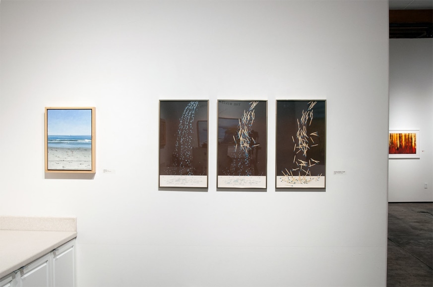 Installation photograph of The Winter Salon II, 2019 with Jean Swiggett and John Nava