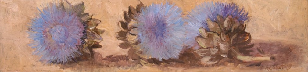 MEREDITH BROOKS ABBOTT, Artichoke Flowers, 2019