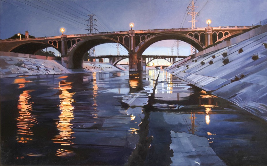 Patricia Chidlaw, Bridge, L.A. River,