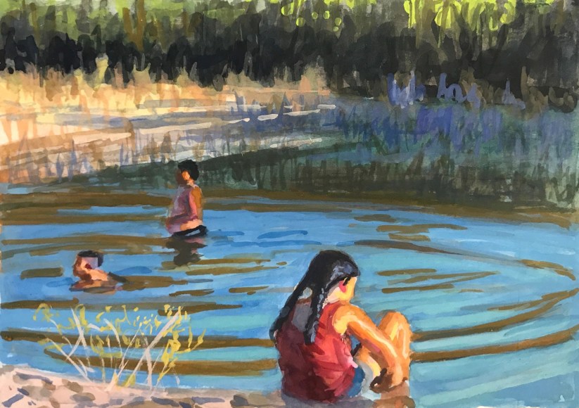 Holli Harmon, River Swim