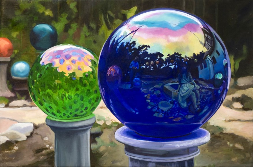 Patricia Chidlaw, Gazing Globe Garden, 2016