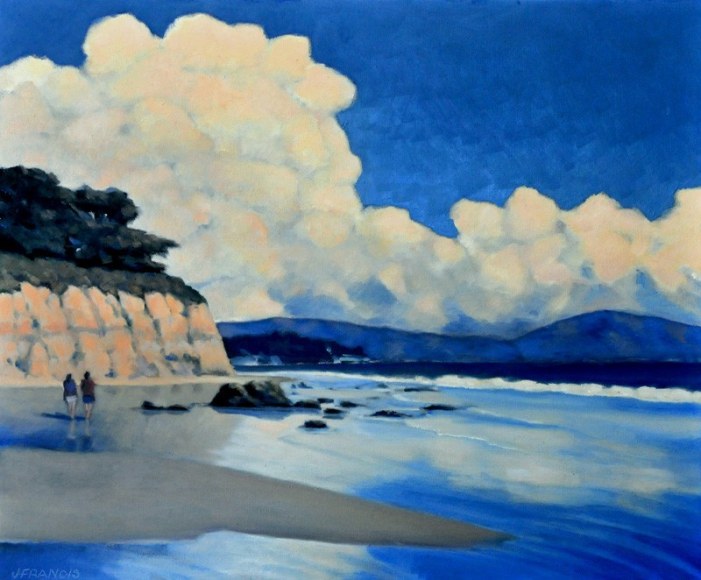 Jon Francis, Low Tide (Butterfly Beach), 2017