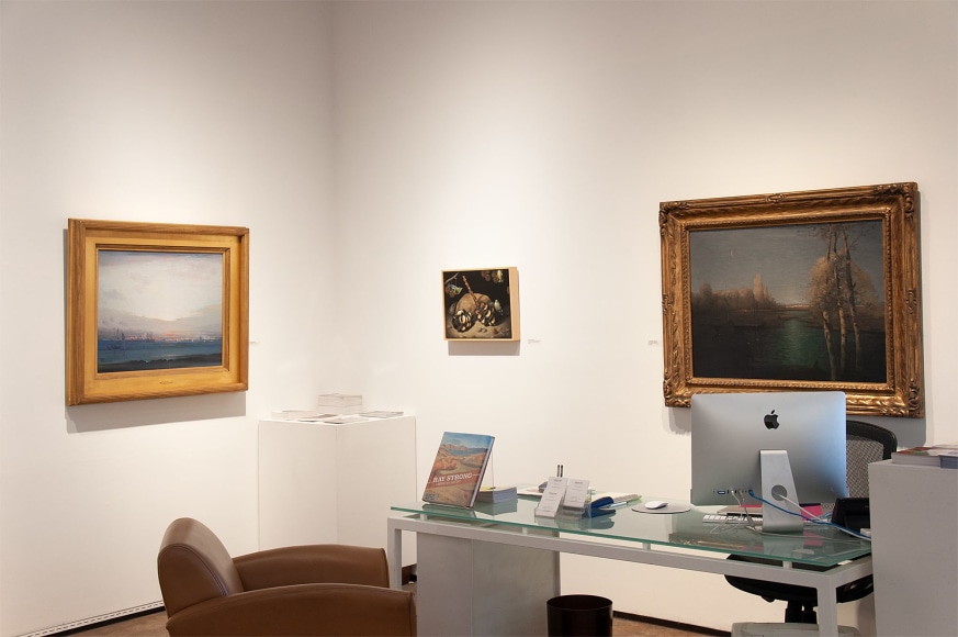 THE FALL SALON 2019 installation shot, Richard Haines, Colin Campbell Cooper, Leon Dabo