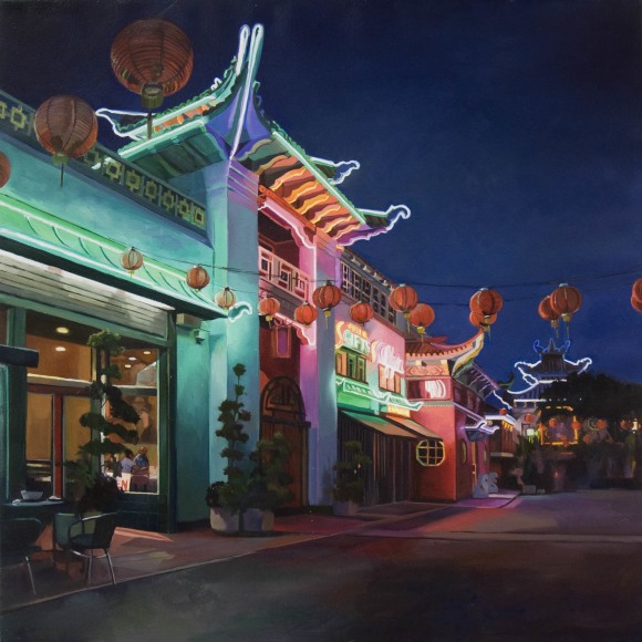 Patricia Chidlaw, Dinner in Chinatown, 2017