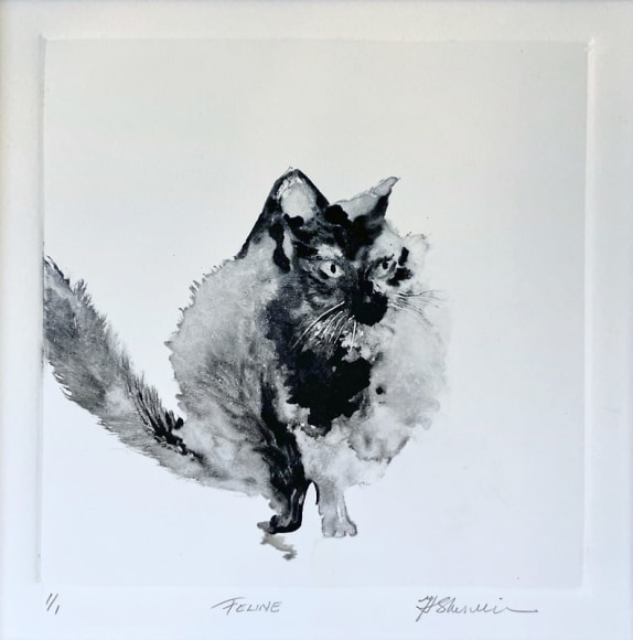 Lanny  Sherwin , Horse and Farmhouse (after Armin Hansen), 2014