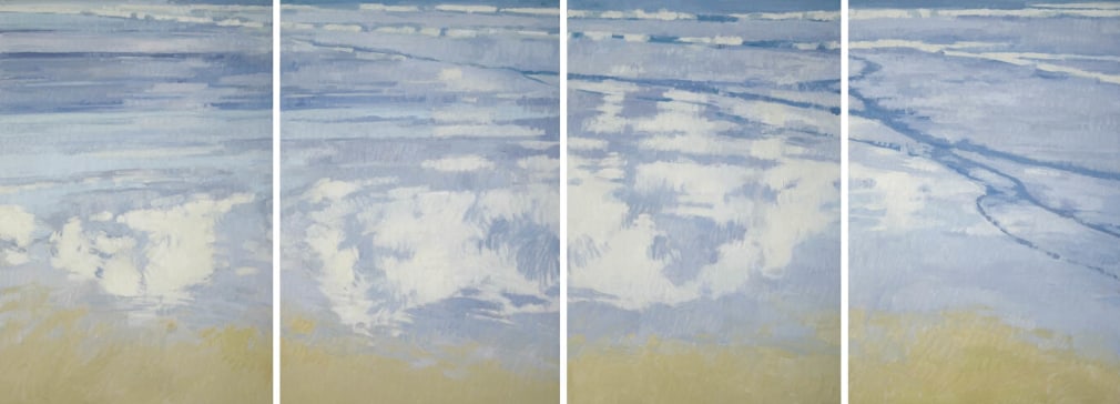 Nicole Strasburg, Sky Tide - Quadtych, 2013