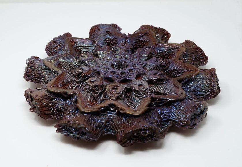 LYNDA WEINMAN, Garnet Mandala, 2021-2022