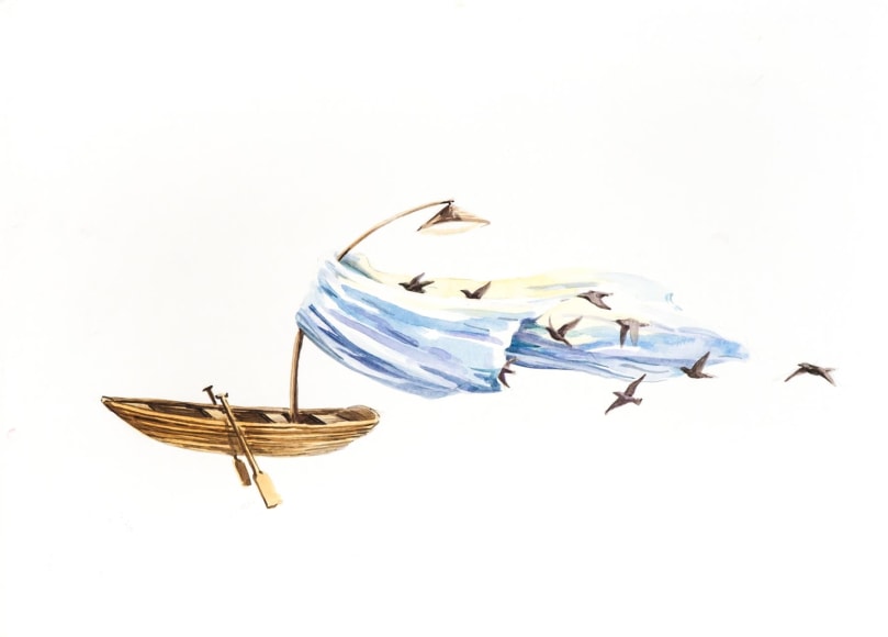 NATHAN HUFF , Holding Space (drafting), 2019