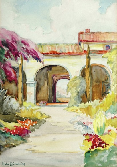 Orpha Mae Klinker, Capistrano Arches, 1936