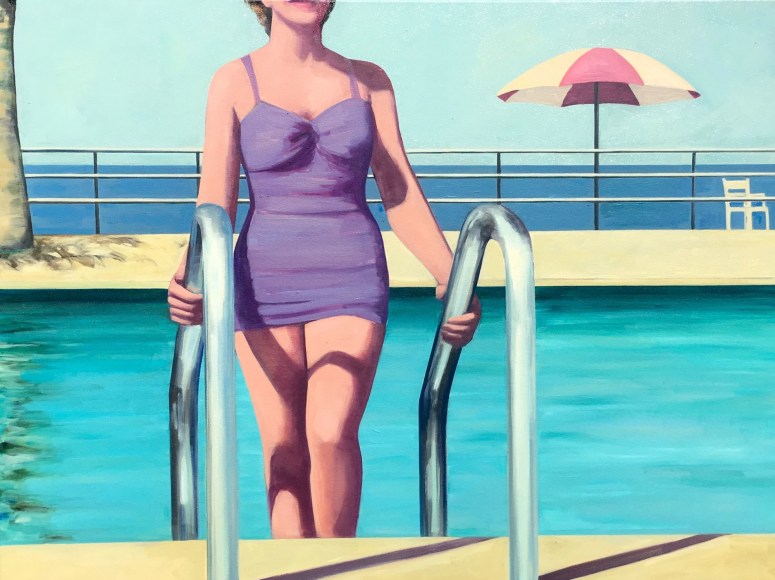 Tracey Sylvester-Harris, Beachside Pool, 2018
