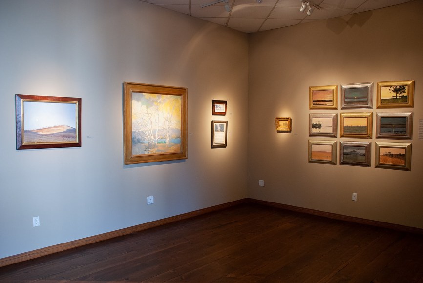 TONALISM THEN installation, Ray Strong, Thomas McGlynn, Xavier Martinez, Nell Brooker Mayhew