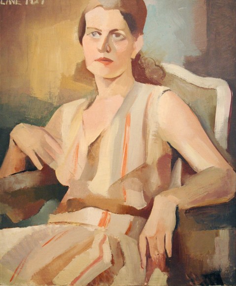 BETTY LANE (1907-1996), Woman in Chair, 1929