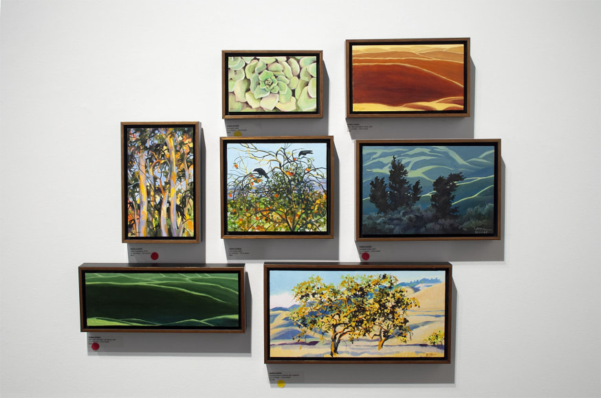 Installation photograph of ROBIN GOWEN: Sight Lines, 2021