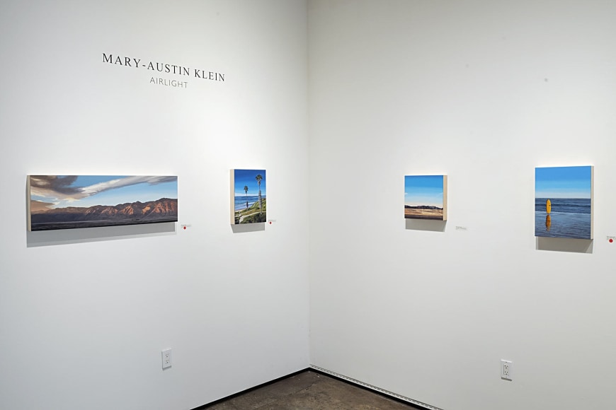 Installation photograph of MARY-AUSTIN KLEIN: Airlight, 2022