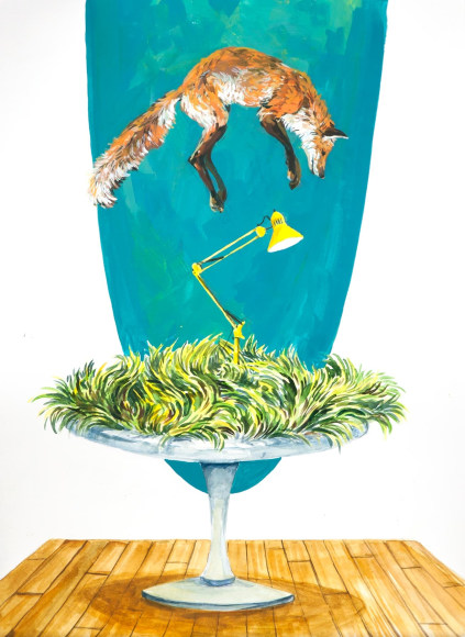 NATHAN HUFF , Layered Leap, 2021