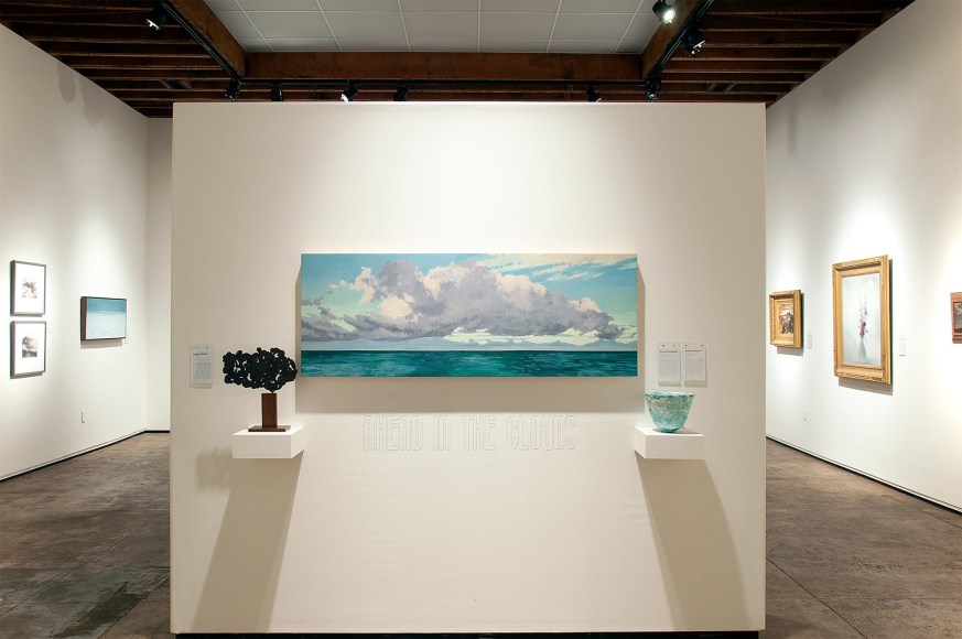 AHEAD IN THE CLOUDS installation, John Ng, Sidney Gordin, Nicole Strasburg, James Haggerty, Thomas Moran, Leon Dabo