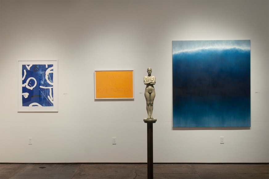 L.A. in S.B. 2 installation photograph, Emerson Woelffer, Ed Ruscha, Robert Graham Natalie Arnoldi