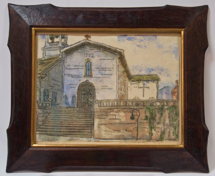 Nell Brooker Mayhew, Mission San Luis Obispo - California, 1921