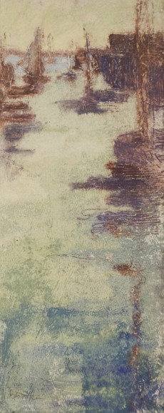 Nell Brooker Mayhew, Evening Boats, Circa 1905.