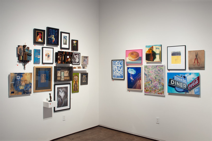 Installation photograph of 100 GRAND, 2020