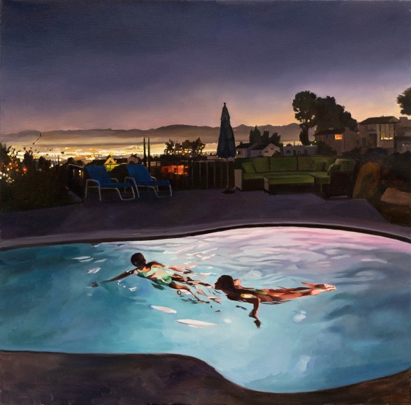PATRICIA CHIDLAW , Evening Swim, San Fernando Valley, 2022