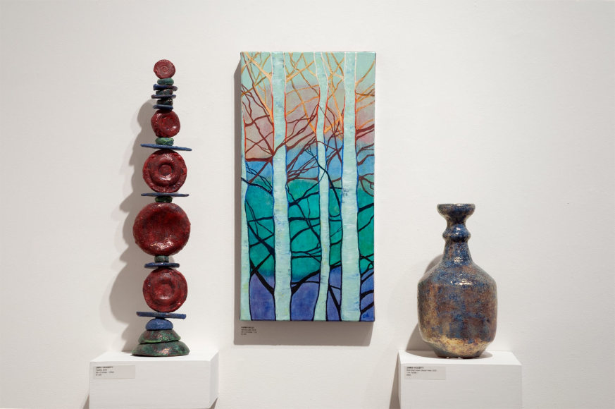 Installation photograph of 100 GRAND, 2020