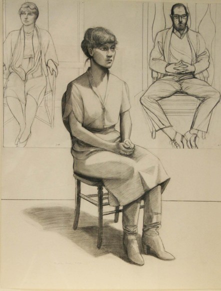 William Theophilus Brown, Untitled (Three Portraits), 1980-1989