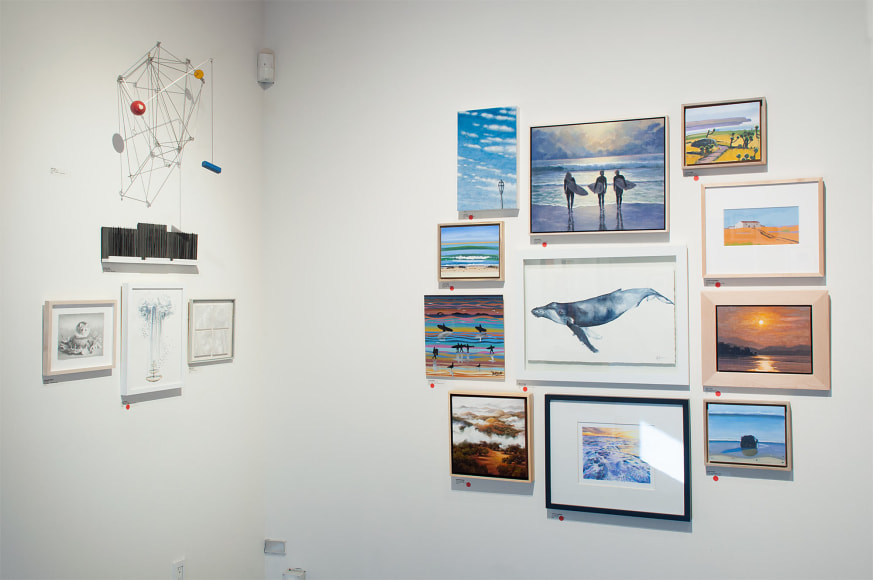 Installation photograph of 100 GRAND, 2020