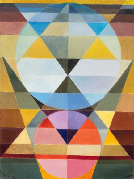 WERNER DREWES (1899-1985), Ascending Circles, 1984