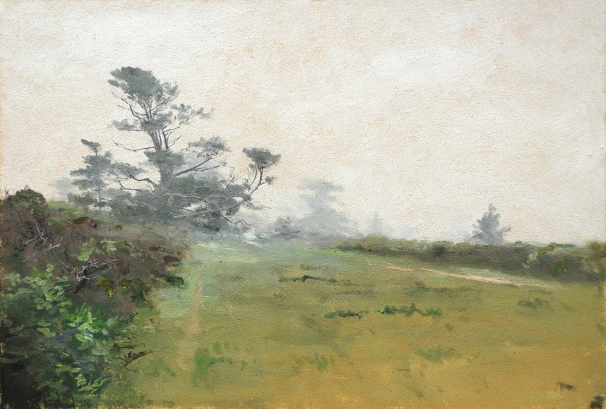 LOCKWOOD DE FOREST (1850-1932), Advancing Fog, Carmel (Monterey), 1909