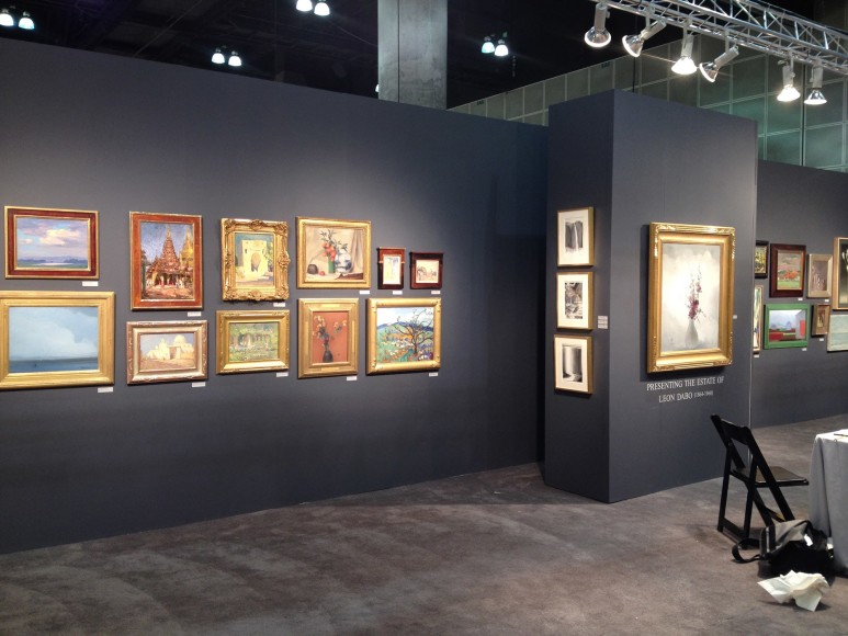 LA ART SHOW, 2014 installation